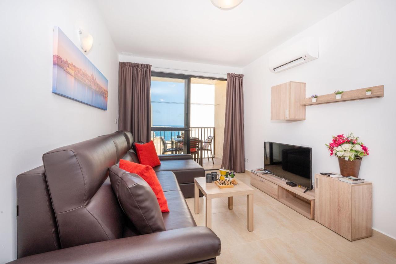 Sea Bliss Apartments With Terrace Just Off Seafront In St Paul'S Bay - By Getawaysmalta 세인트폴스베이 외부 사진