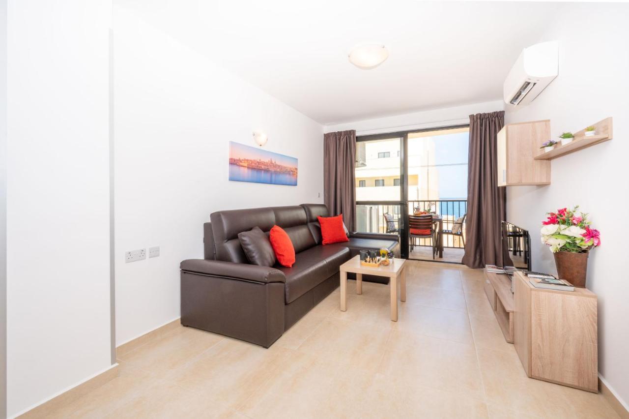 Sea Bliss Apartments With Terrace Just Off Seafront In St Paul'S Bay - By Getawaysmalta 세인트폴스베이 외부 사진