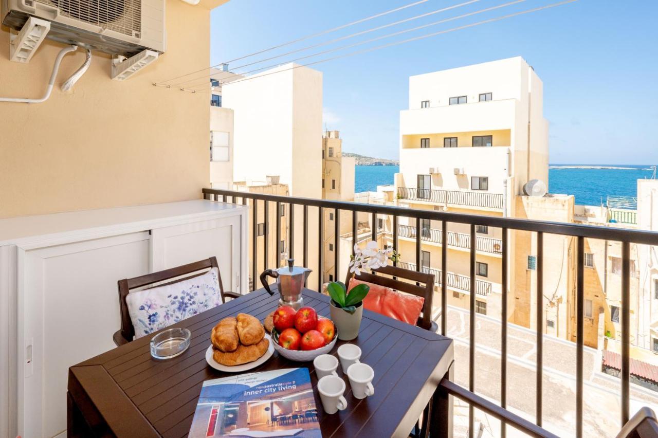 Sea Bliss Apartments With Terrace Just Off Seafront In St Paul'S Bay - By Getawaysmalta 세인트폴스베이 외부 사진